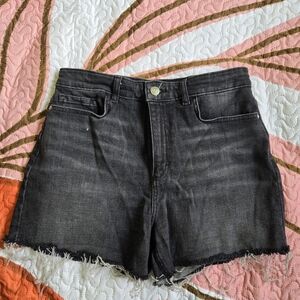 Lee Women's Charcoal Jean Shorts